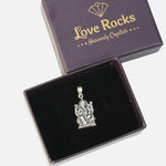 Load image into Gallery viewer, Ganesha Silver Pendant : Throne
