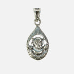 Load image into Gallery viewer, Ganesha Silver Pendant : Drop
