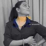 Amazonite Necklace: Office Wear for Truthful Communication & Harmony