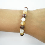 Navratri Gift Box: Citrine, Garnet and Rainbow Moonstone Bracelet