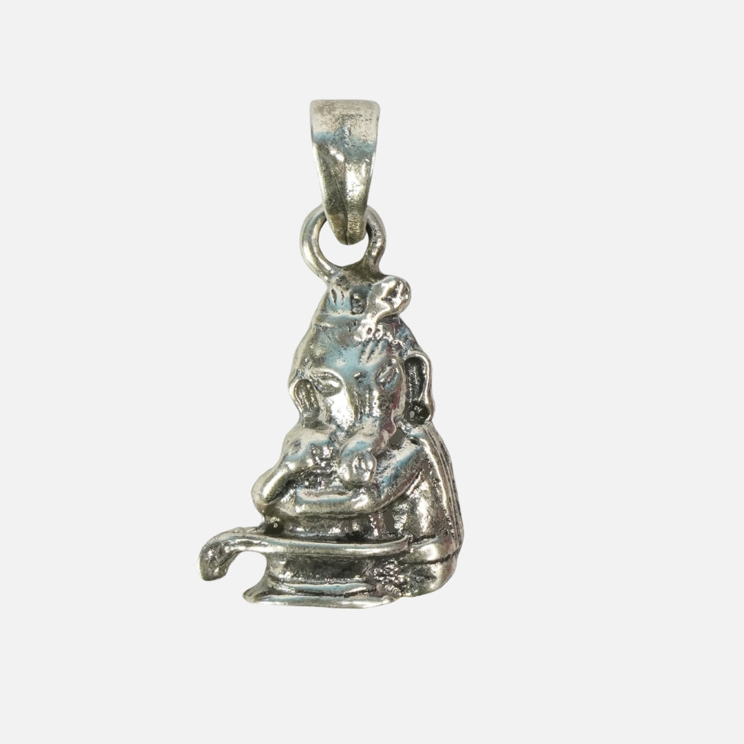 Ganesha Silver Pendant : Shivalingam Priya