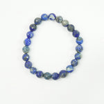 Load image into Gallery viewer, Lapis Lazuli Bracelet: Wisdom - Round Cut 8mm
