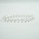 Load image into Gallery viewer, Clear Quartz (Spatika) Bracelet: Spiritual Awareness - Round Cut 8mm
