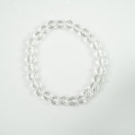 Load image into Gallery viewer, Clear Quartz (Spatika) Bracelet: Spiritual Awareness - Round Cut 8mm
