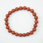 Load image into Gallery viewer, Red Jasper Bracelet - Round Beads 8mm
