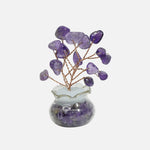 Load image into Gallery viewer, Amethyst Crystal Tree (Gravel Vase Base): Peace &amp; Healing
