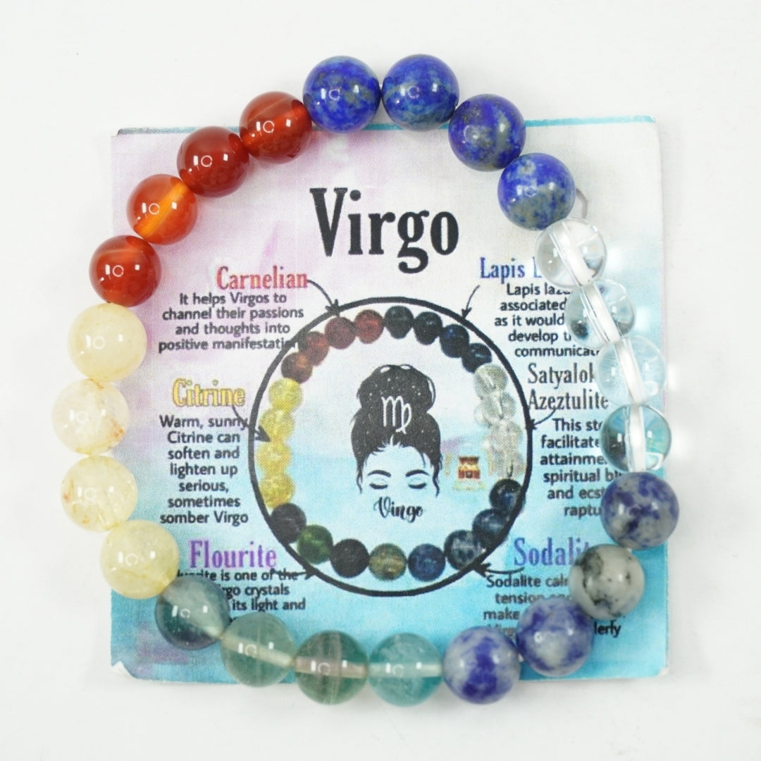 Virgo Zodiac Sign Bracelet