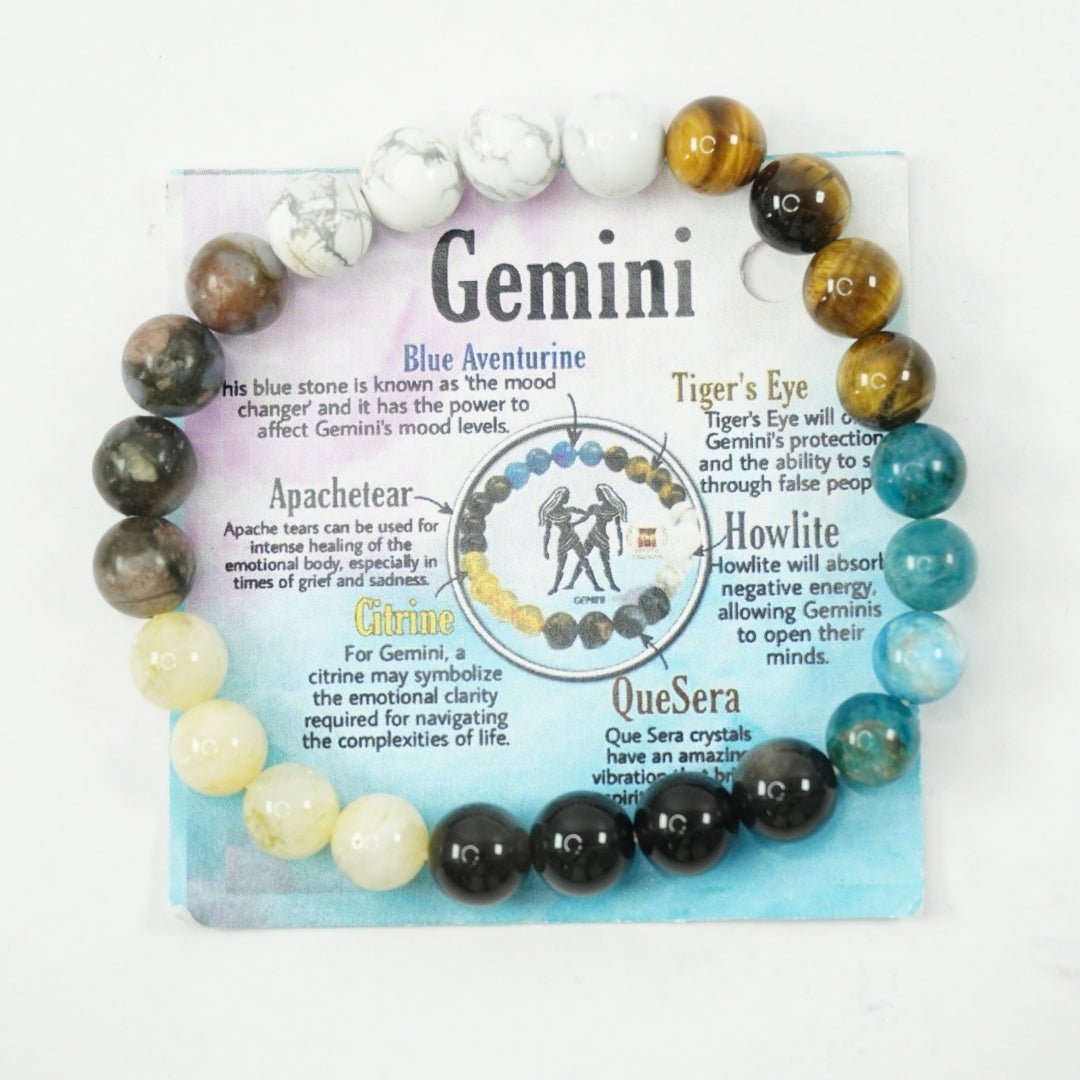 Gemini Zodiac Sign Bracelet