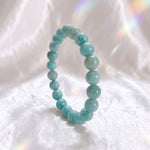 Load image into Gallery viewer, Amazonite Bracelet: Round Beads 8mm