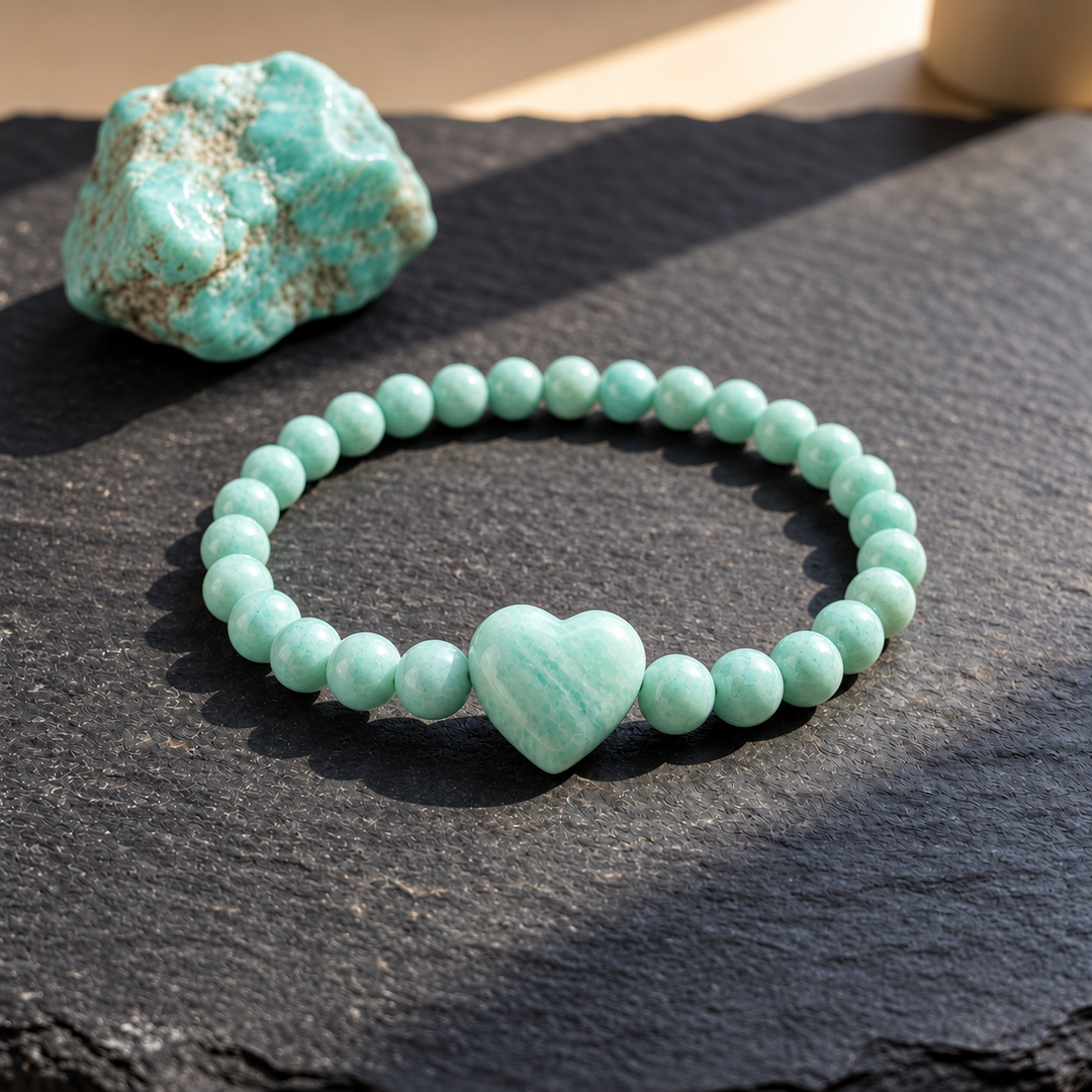 Amazonite_Heart_Bracelet