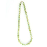 Load image into Gallery viewer, Light Amazonite Necklace: Dispels Worries and Fear - Square Beads 1 Layer
