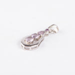 Amethyst Silver Pendant: Peace and Calm