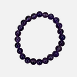 Load image into Gallery viewer, Amethyst Bracelet: Round Beads 6mm