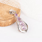 Amethyst Silver Pendant: Peace and Calm