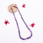 Load image into Gallery viewer, Amethyst Necklace: Peace and Calm - Oval Beads 1 Layer
