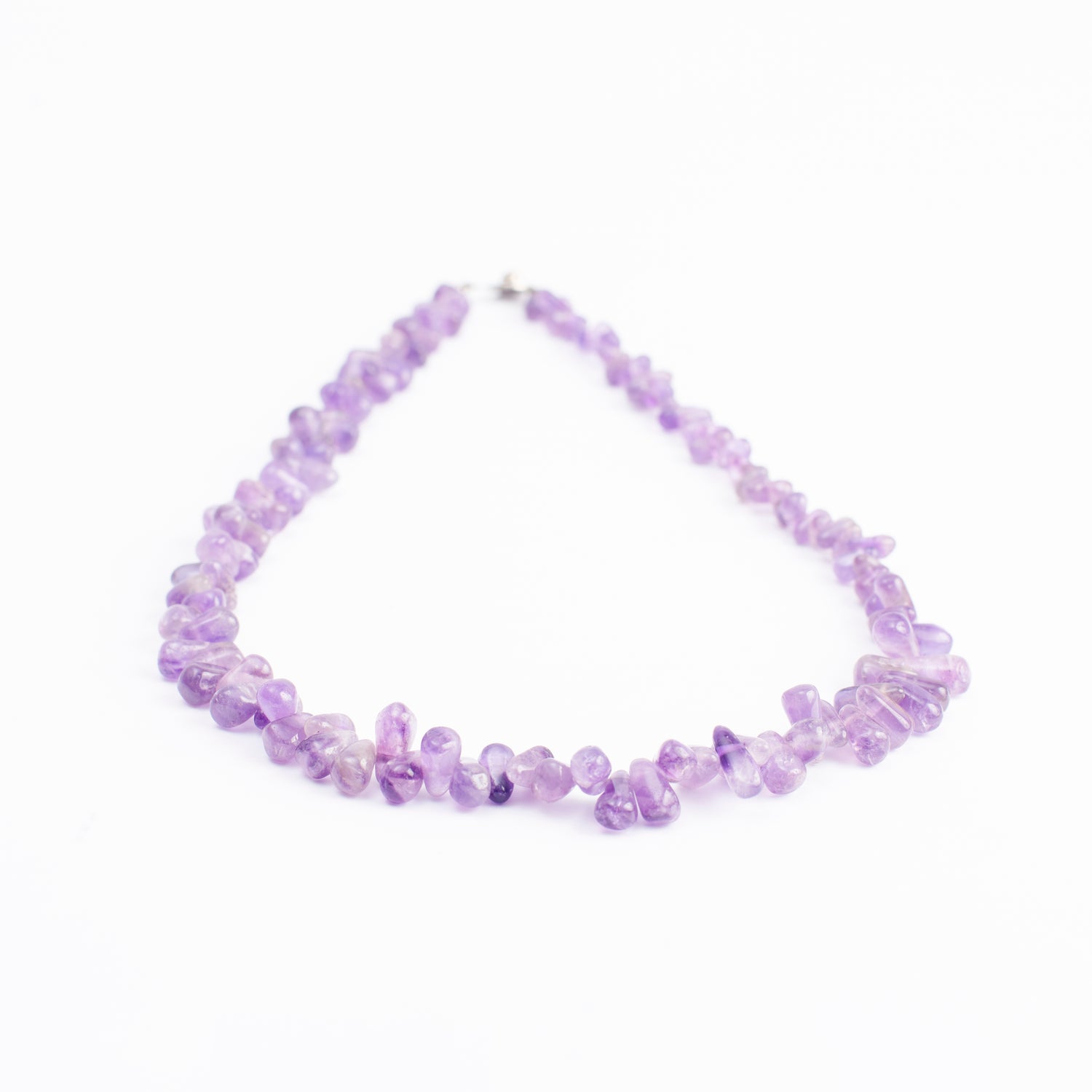 Amethyst Petal Beads Necklace