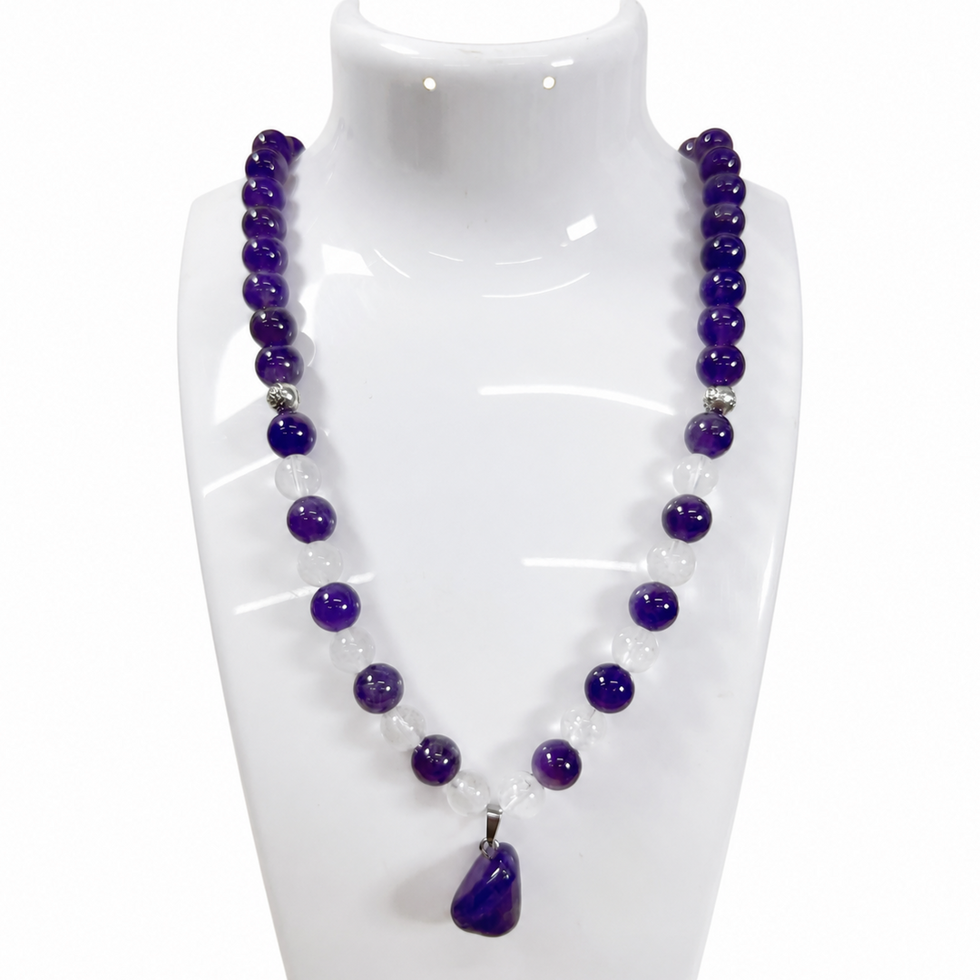 Amethyst Festive Wear Necklace