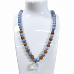Load image into Gallery viewer, Angelite Festive Wear Necklace
