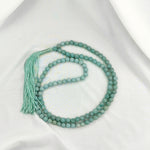 Aquamarine Japamala: Courage - Round Plain Beads 8mm