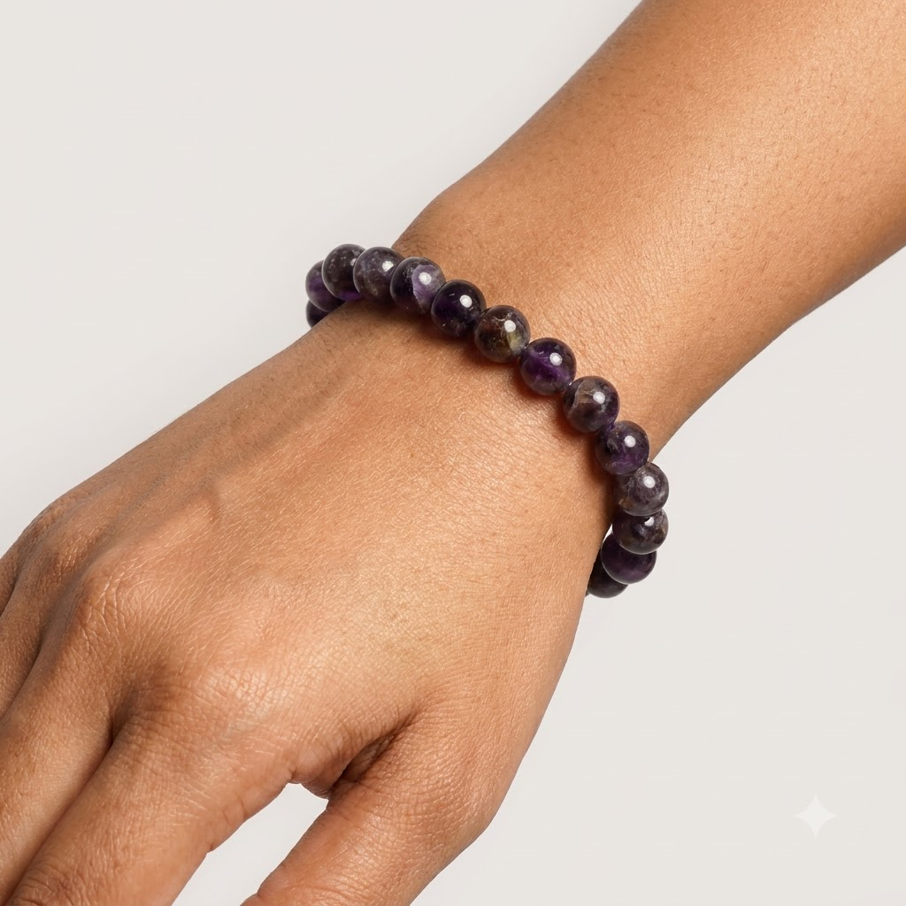 Auralite Bracelet: Round Beads 8mm