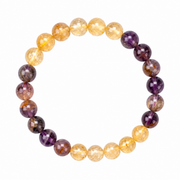 Auralite and Golden Rutile Bracelet