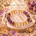 Load image into Gallery viewer, Auralite, Golden Rutile Bracelet