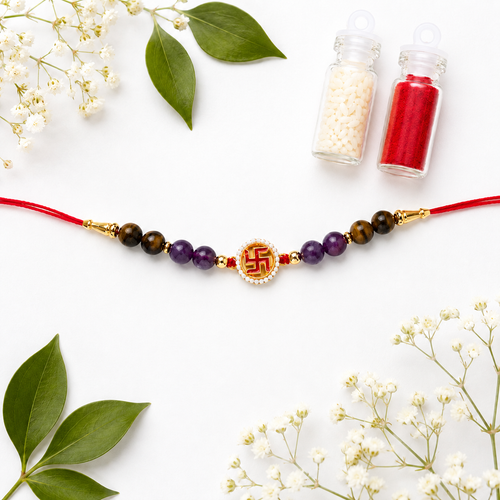 Shubh Sankalp Crystal Rakhi