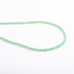 Green Aventurine Japamala: Good Health - Round Plain Beads