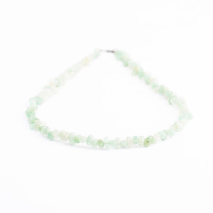 Aventurine Green Petal Beads Necklace