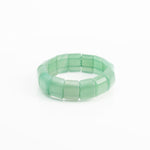 Green Aventurine Bracelet: Good Health - Square Beads