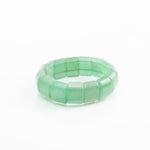 Green Aventurine Bracelet: Good Health - Square Beads