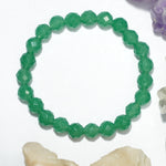 Load image into Gallery viewer, Green Aventurine Bracelet: Good Health - Round Cut Beads 8mm
