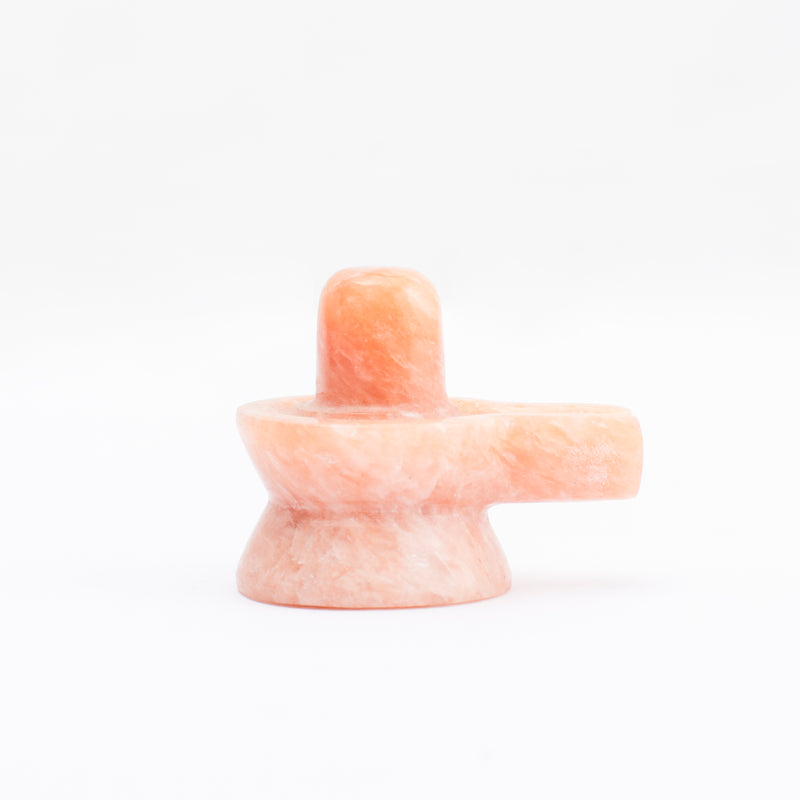 Red Aventurine Jaldhara Shivalingam: Stable and Grounded