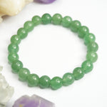 Load image into Gallery viewer, Green Aventurine Bracelet: Good Health - Round Beads 8mm
