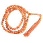 Load image into Gallery viewer, Red Aventurine Japamala: Stable and Grounded - Round Plain Beads 8mm
