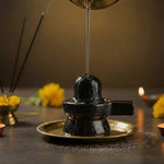 Load image into Gallery viewer, Black Onyx Jaldhara Shivalingam : 251-300 gms