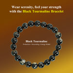 Load image into Gallery viewer, Black Tourmaline Bracelet: Protection
