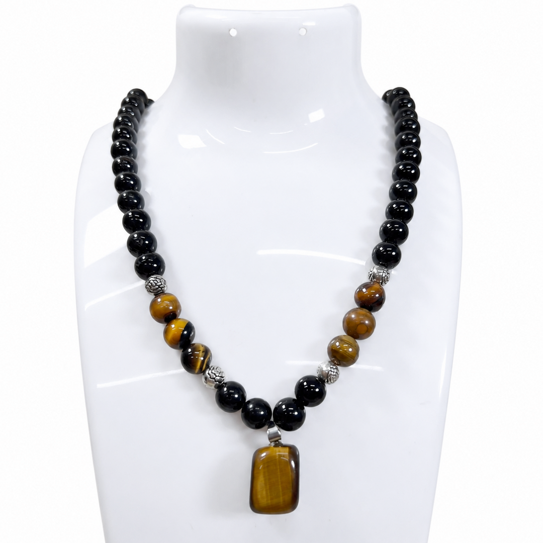 Black Tourmaline Festive Wear Necklace