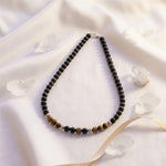 Load image into Gallery viewer, Black Tourmaline &amp; Tiger Eye Daily Wear Necklace