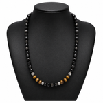 Load image into Gallery viewer, Black Tourmaline &amp; Tiger Eye 