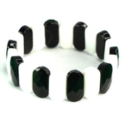 Black and White Azezulite Bracelet: Spiritual Light and Ascension