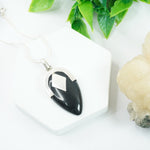 Load image into Gallery viewer, Black Onyx Silver Pendant - Big Drop
