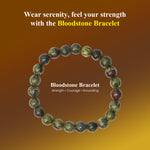 Load image into Gallery viewer, Blood Stone Bracelet : Enhances courage
