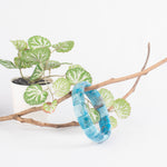 Load image into Gallery viewer, Blue Apatite Bracelet: Removes Loneliness - Square Beads
