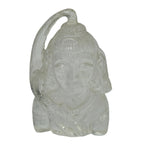 Load image into Gallery viewer, Clear Quartz Shiva Face Idol: Spiritual Awareness
