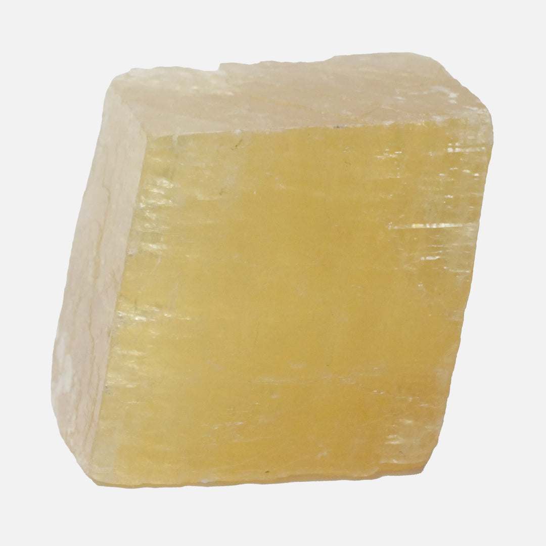 Calcite Cube Natural Stone: Energy Amplifier