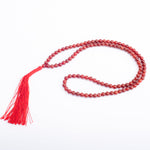 Load image into Gallery viewer, Red Carnelian Japamala: Creativity - Round Plain Beads 8mm
