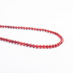 Red Carnelian Japamala: Creativity - Round Plain Beads 8mm