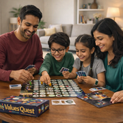 Values Quest Educational Board Game for Kids | Teach Human Values & Emotional Intelligence | Fun Family Game | Ages 6+ Gift