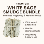 Load image into Gallery viewer, White Sage Smudge Bundle – Purification, Protection &amp; Peace
